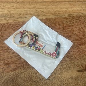 Johnny Was No Touch Sanitary Hook With Stylus keychain Brand New